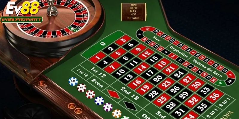 Các loại cược trong Roulette
