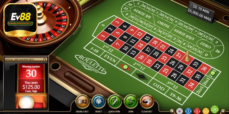 Vào Bàn Roulette 3D EV88 – Cơ Hội Vàng Trong Tầm Tay